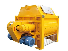 twin shaft concrete mixer